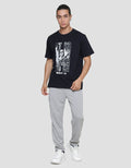 Nevada Kaos Lengan Pendek Pria Print Anime