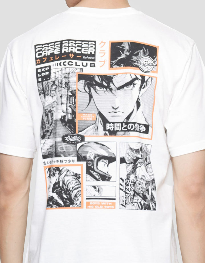 Nevada Back Front Anime Casual Men's T-Shirt