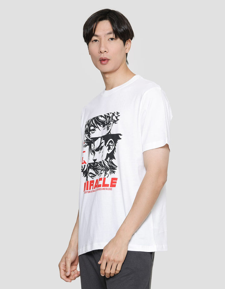 Nevada Snime Tssi Print Kaos Casual Pria