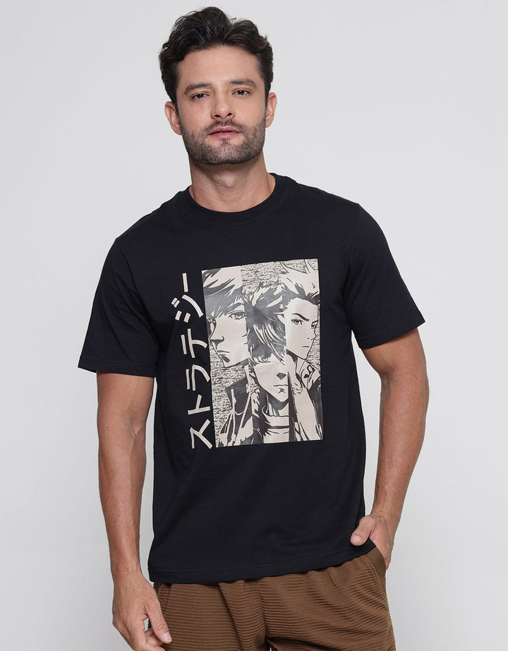 Nevada Anime Photoprint Kaos Casual Pria