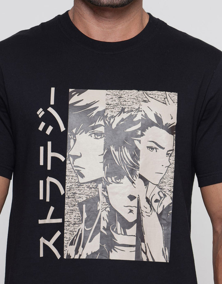Nevada Anime Photoprint Kaos Casual Pria