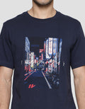 Nevada Print Graphic Kaos Lengan Pendek Pria