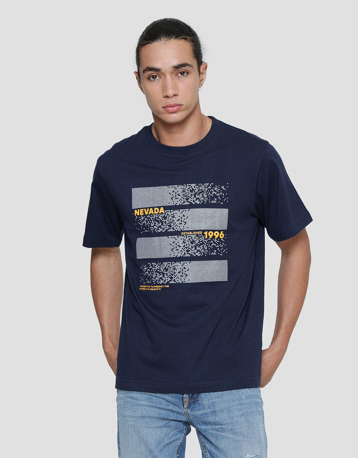 Nevada Print Rectangle Men's Short Sleeve T-Shirt