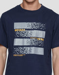 Nevada Print Rectangle Men's Short Sleeve T-Shirt
