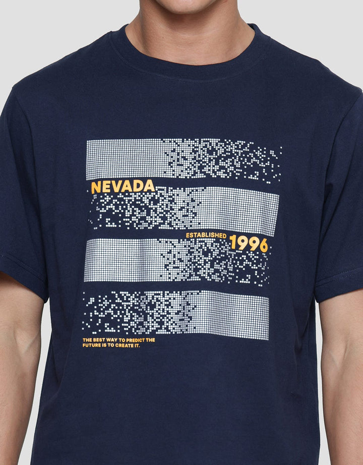 Nevada Print Rectangle Men's Short Sleeve T-Shirt