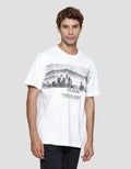 Nevada City Print Kaos Casual Pria