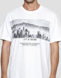 Nevada City Print Kaos Casual Pria