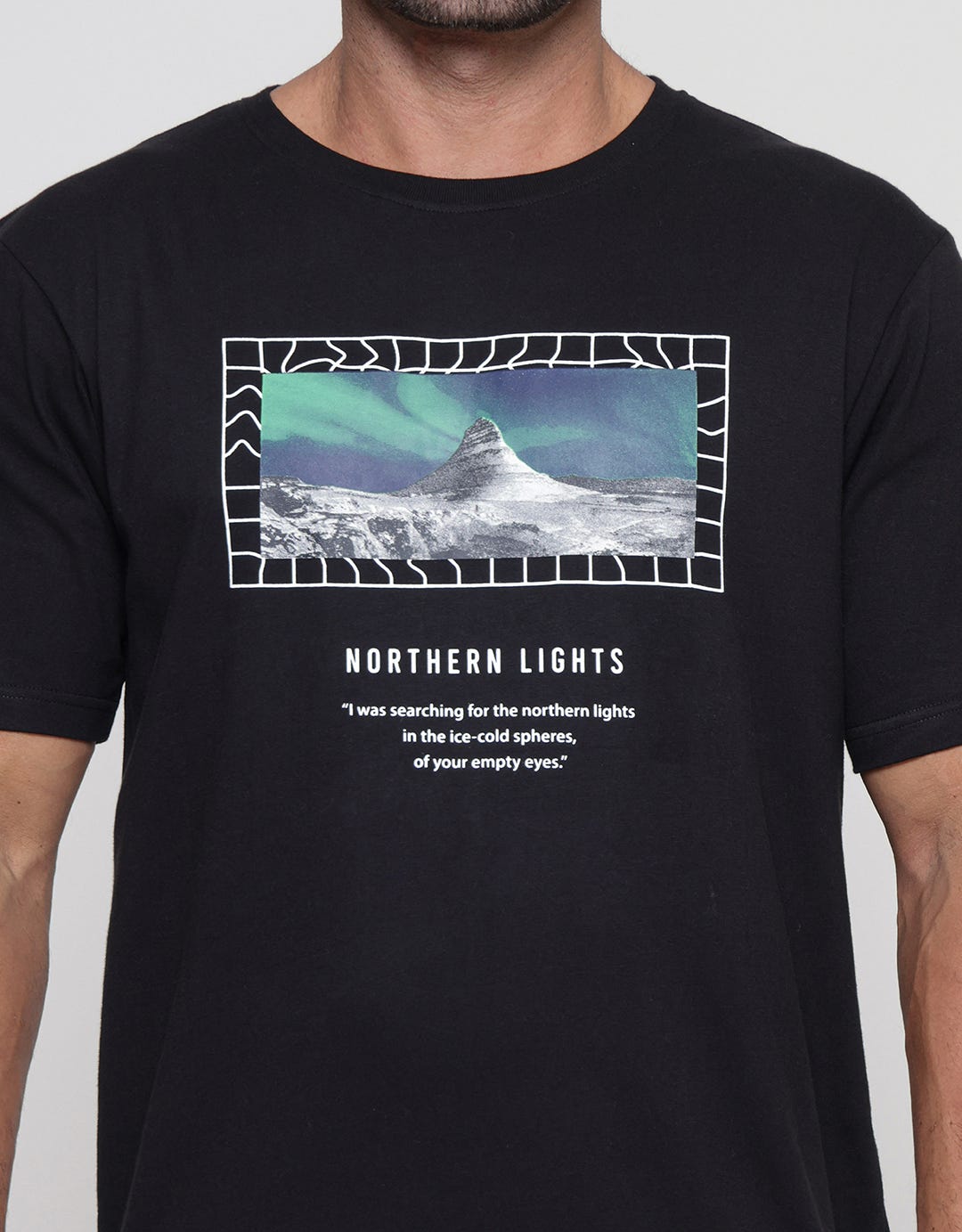 Nevada Northern Lights Photoprint Men's T-Shirt
