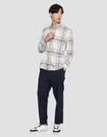 Nevada Checked 2 Flannel Kemeja Lengan Panjang Pria