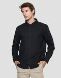 Nevada Kemeja Solid Fine Twill Pria