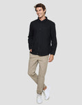 Nevada Kemeja Solid Fine Twill Pria