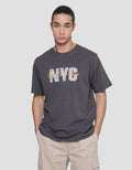 Nevada NYC Wording Print Men's T-Shirt