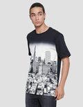 Nevada Front Print City Look Men's Short Sleeve T-Shirt