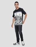 Nevada Front Print City Look Men's Short Sleeve T-Shirt