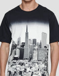 Nevada Front Print City Look Men's Short Sleeve T-Shirt