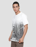 Nevada Front Full Print Picture Kaos Lengan Pendek Pria