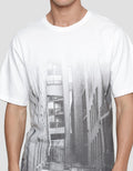 Nevada Front Full Print Picture Kaos Lengan Pendek Pria