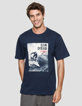 Nevada Sandiego Surfing Kaos Pria