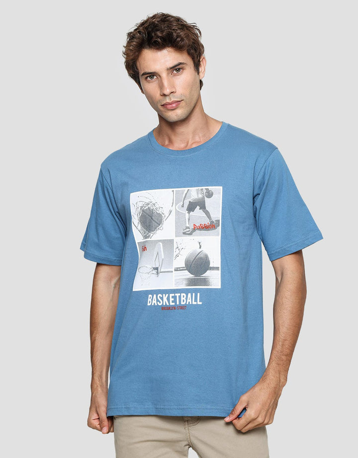 Nevada Basketball Photoprint Kaos Pria