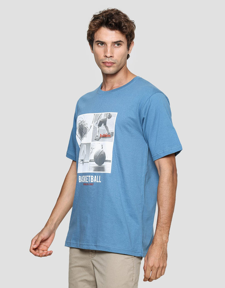 Nevada Basketball Photoprint Kaos Pria