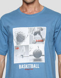 Nevada Basketball Photoprint Kaos Pria