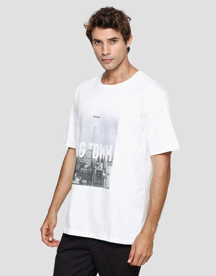 Nevada Big Town Photoprint Kaos Casual Pria