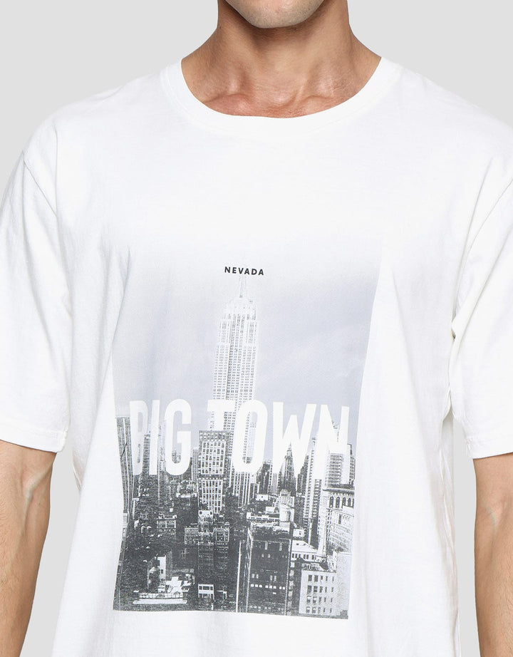 Nevada Big Town Photoprint Kaos Casual Pria