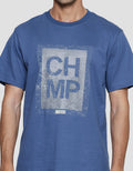 Nevada CHMP Wording Print Kaos Casual Pria
