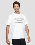 Nevada Print Wording Kaos Lengan Pendek Pria