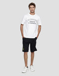 Nevada Print Wording Kaos Lengan Pendek Pria