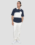 Nevada Kaos Polo Jersey Lengan Pendek Cut And Sewn Pria