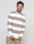 Nevada Big Stripes Men's Casual Sweater