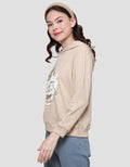 Disney Mickey Adventure Print Sweater Hoodie Wanita