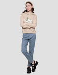 Disney Mickey Adventure Print Sweater Hoodie Wanita