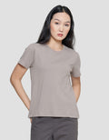 Connexion Rib 5X3 Cotton Kaos Lengan Pendek Wanita