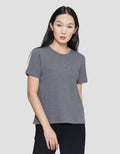 Connexion Rib 5X3 Cotton Kaos Lengan Pendek Wanita