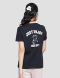 Nevada Reg Just Enjoy Kaos Lengan Pendek Wanita