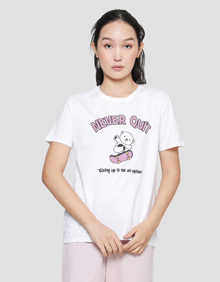 Nevada Never Quit Kaos Lengan Pendek Wanita