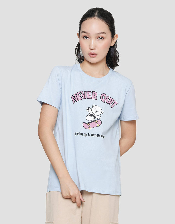 Nevada Never Quit Kaos Lengan Pendek Wanita