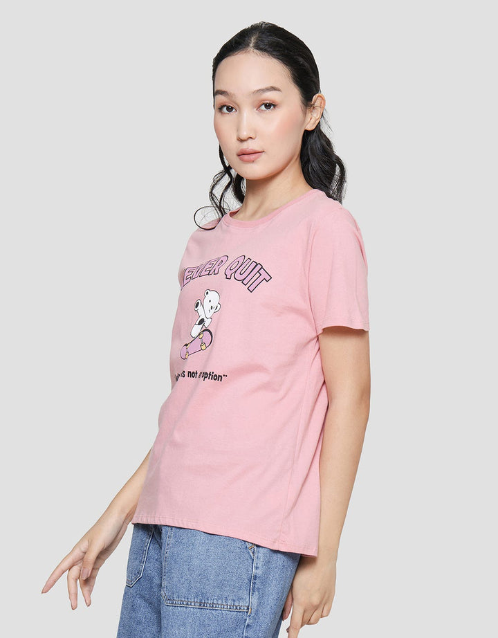 Nevada Never Quit Kaos Lengan Pendek Wanita
