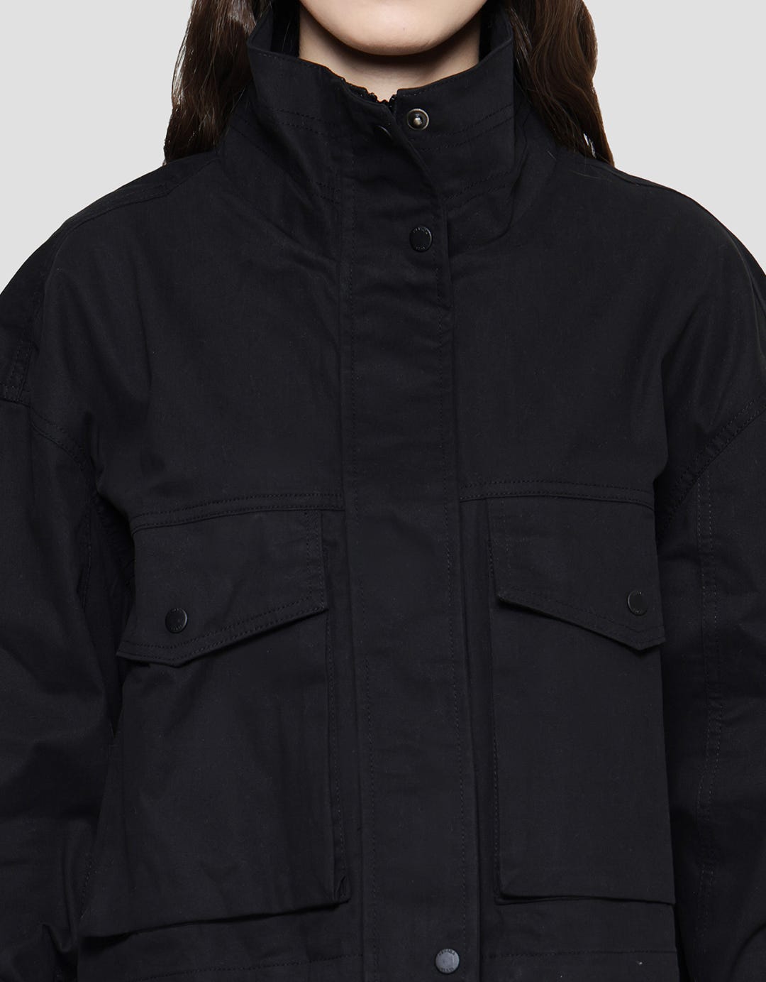 Nevada Jaket Solid Cargo Wanita