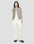 Nevada Solid Woven Sleeveless Jaket Wanita