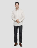 Cole Solid Slub Men's Long Sleeve Shirt
