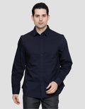 Cole Solid Slub Men's Long Sleeve Shirt