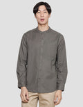 Cole Filafil Mandarin Collar Baju Koko Pria