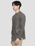 Cole Filafil Mandarin Collar Baju Koko Pria