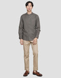 Cole Filafil Mandarin Collar Baju Koko Pria
