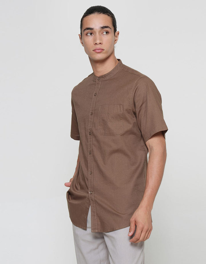 Cole Filafil Collar Kemeja Koko Pria