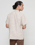 Cole Mandarin Collar Kemeja Koko Pria