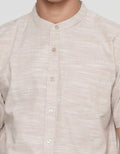 Cole Mandarin Collar Kemeja Koko Pria